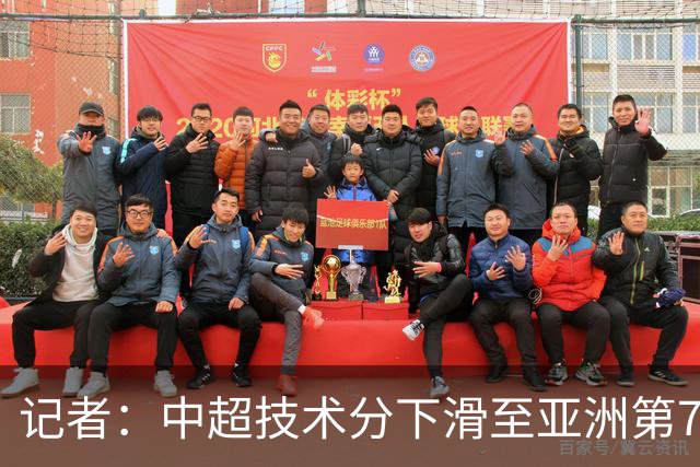 记者：中超技术分下滑至亚洲第7 亚冠席位变为2+2