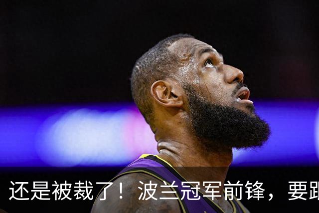 还是被裁了！波兰冠军前锋，要跟杨瀚森说再见！